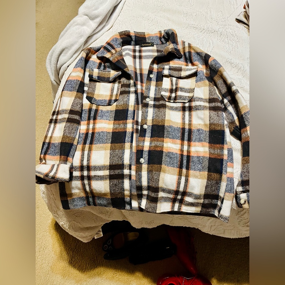 Plaid Utility Jacket - image 7